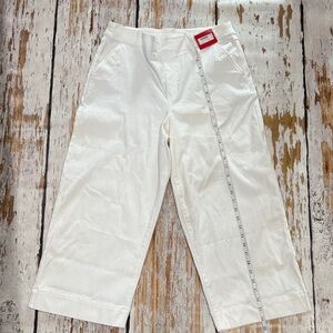 SPANX White Cropped Pants petite
